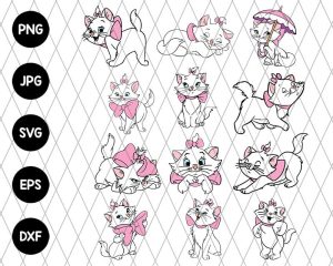 Bundle 12 Aristocats Svg File