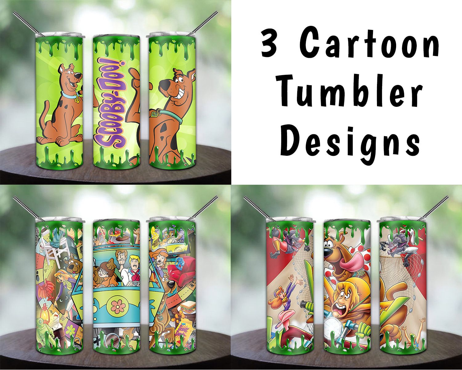 Bundle 3 Cartoon Scooby Doo Tumbler Png Bundle 3 Cartoon Scooby Doo Tumbler Png