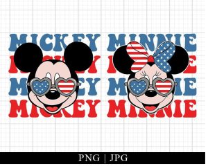 Bundle 4th Of July Mickey Png 2