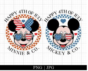 Bundle 4th Of July Mickey Png