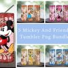 Bundle 5 Mickey And Friends Tumbler Png