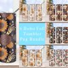 Bundle 6 Boho Fall Floral Tumbler Png