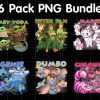 Bundle 6 Cartoon Characters Png Files