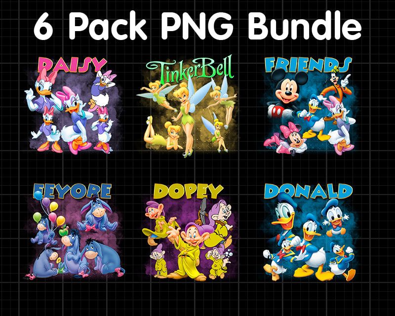 Bundle 6 Cartoon Characters Png Files 3 Bundle 6 Cartoon Characters Png Files 3