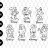 Bundle 7 Dwarfs Svg File