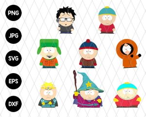 Bundle 8x South Park Svg File
