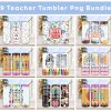 Bundle 9 Teacher Tumbler Png