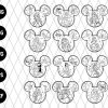 Bundle All Princesses Mouse Head Svg File