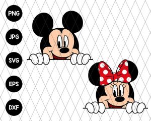 Bundle Mouse Peeking Svg File