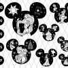 Bundle Princesses Mickey Head Svg File