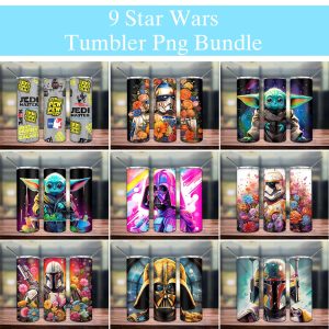 Bundle Star Wars Characters Tumbler Png