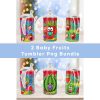 Bundle Strawberry And Watermelon Baby Sippy Cup Sublimation Design