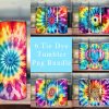 Bundle Tie Dye Background Tumbler Png