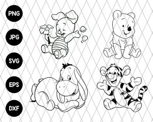 Bundle Winnie The Pooh Svg File