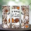 Busy Raising A Baller Tumbler Png