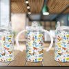 Butterflies Sippy Cup Sublimation Design