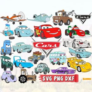 Cars SVG, Disney Cars PNG, Cars Printable