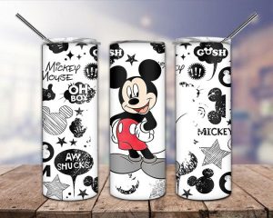 Cartoon Mouse Boy Tumbler Png