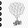 Castle Balloons Svg File