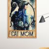 Cat Mom Black Cat Poster Print, Digital Poster Wall Art