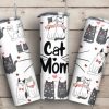 Cat Mom Tumbler PNG