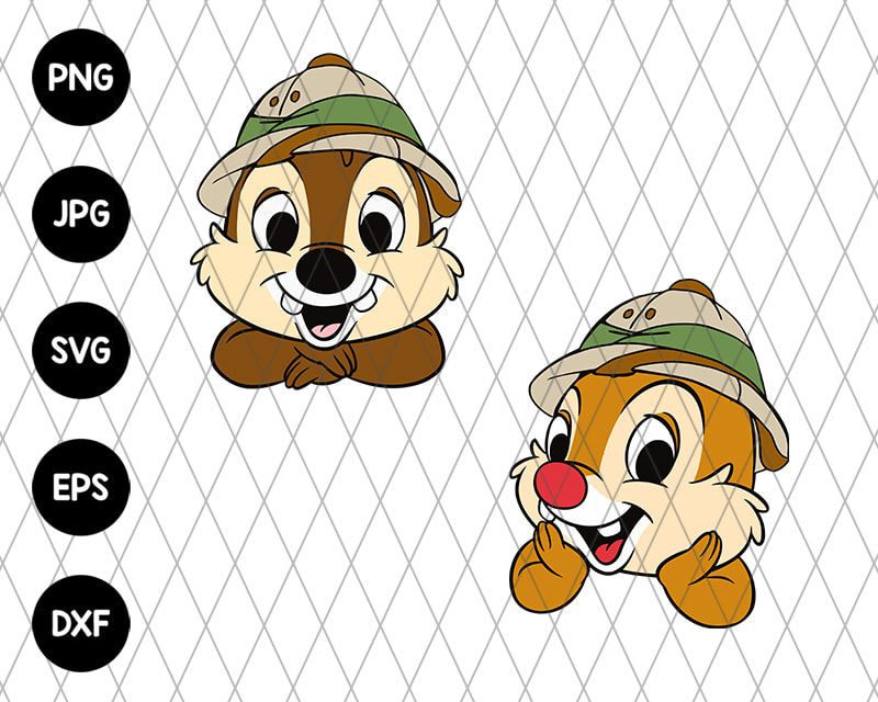 Chip And Dale Animal Kingdom Svg File Chip And Dale Animal Kingdom Svg File