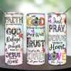 Christian Bible Verse Tumbler Png