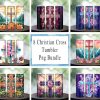 Christian Seamless Cross Bundle Tumbler Png