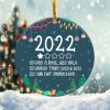Christmas 2022 Gas Hole Ornament Png, Round Christmas Ornament
