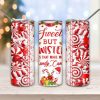 Christmas Candy Sweet but Twisted Tumbler PNG