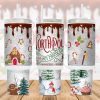 Christmas Hot Chocolate 40 Oz 2 Piece Tumbler Wrap
