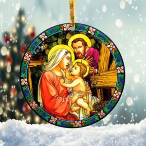 Christmas Jesus Born Baby Ornament Png