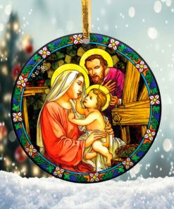 Christmas Jesus Born Baby Ornament Png