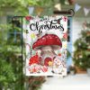 Christmas Mashroom and Gnome Garden Flag – 12×18 Garden Flag