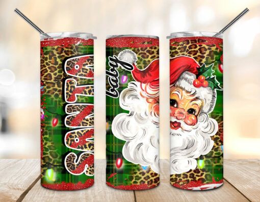 Christmas Santa Baby Tumbler PNG Christmas Santa Baby Tumbler PNG