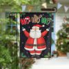 Christmas Santa Hohoho Garden Flag – 12×18 Garden Flag