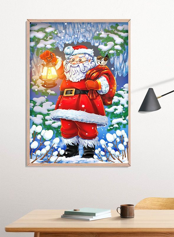 Christmas Santa Poster Print, Digital Poster Wall Art Christmas Santa Poster Print, Digital Poster Wall Art