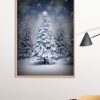 Christmas Tree Poster Print, Digital Poster Wall Art