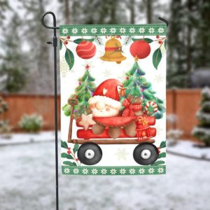 Chritsmas Gnome Garden Flag – 12×18 Garden Flag