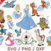 Cinderella svg, Princess SVG, Cinderella Clipart, Princess Cinderella
