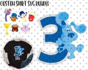 Clues SVG bundle, Blues Clues Svg, Blue Dog Svg