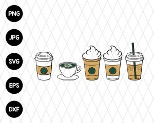 Coffee Cups Svg File