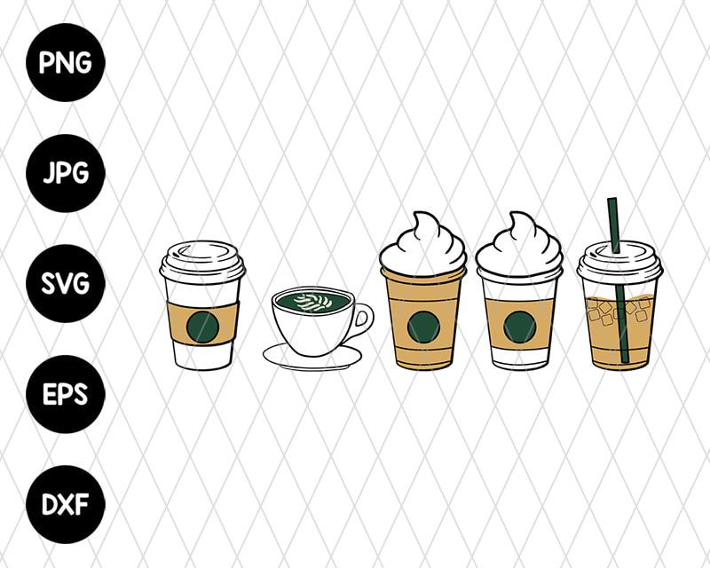 Coffee Cups Svg File Coffee Cups Svg File