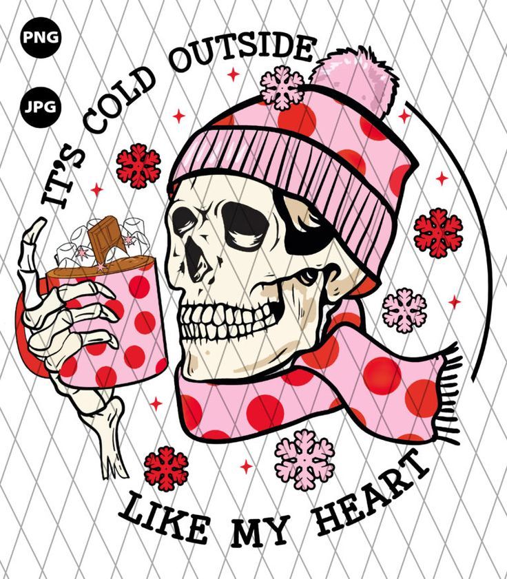 Cold Like My Heart Valentine Skull Png Cold Like My Heart Valentine Skull Png