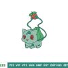 Cute Bulbasaur Embroidery Design