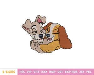 Cute Dog Embroidery Design