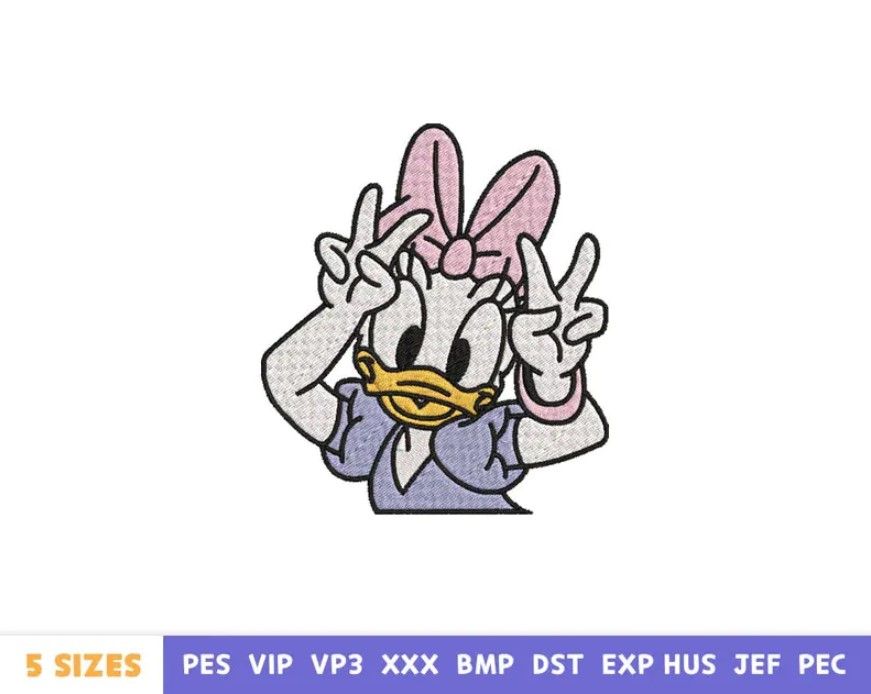 Cute Girly Cartoon Embroidery Design Cute Girly Cartoon Embroidery Design