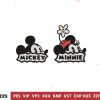 Cute Mickey Cartoon Embroidery Design