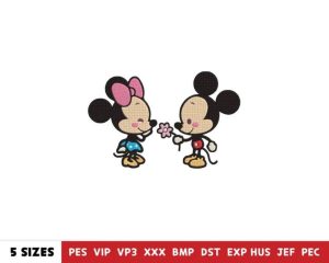 Cute Mickey Mouse Embroidery Design
