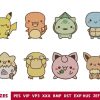 Cute Pokemon Embroidery Design 2